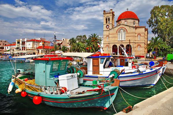 Foto van Aegina stad