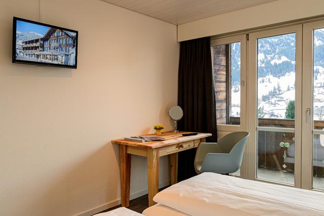 2-persoonskamer bergzicht dependance (2-persoonskamer Crystal) 3* Grindelwald - Jungfrau Region € 879,- ▷ eigen vervoer
