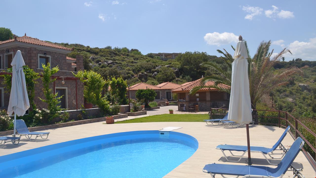 Appartementen Molivos Castle impressie