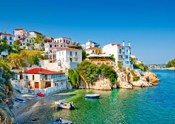 Foto van Skiathos Stad