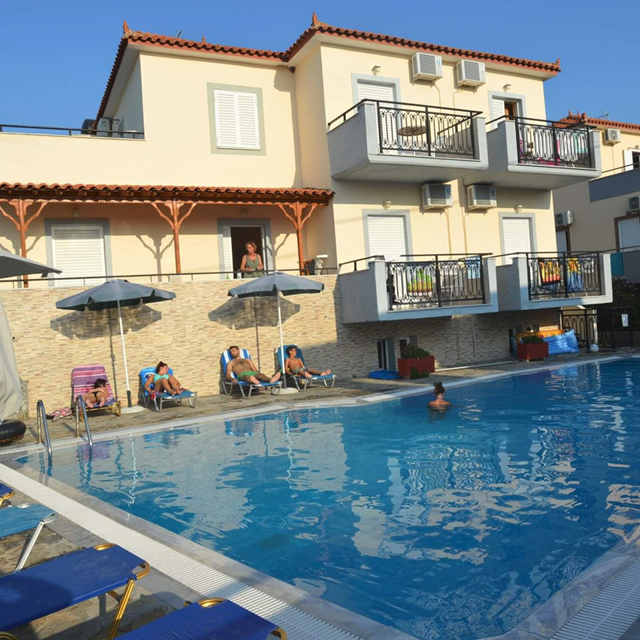 Vakantie Studio's Virginia in Anaxos (Lesbos, Griekenland)