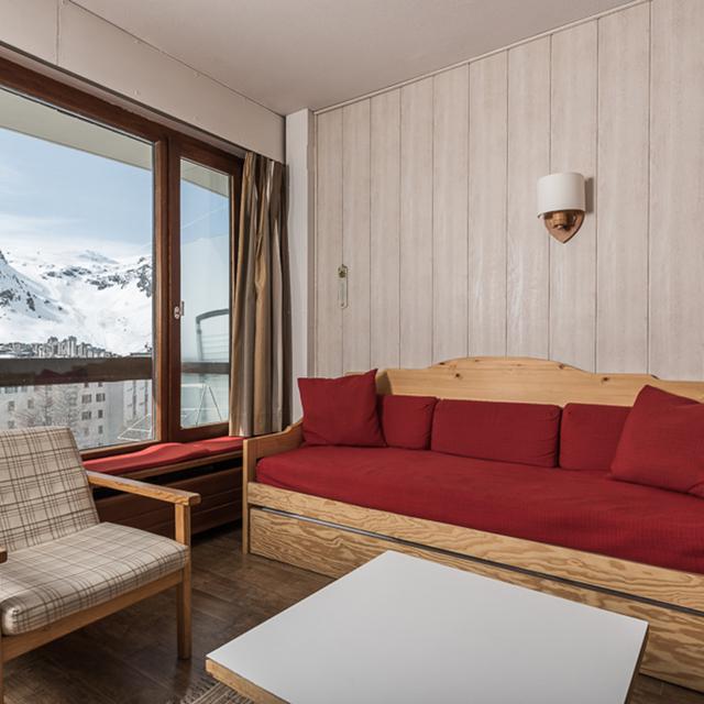 2-kamerappartement type a Résidence Bec Rouge in Tignes (miniatuur)
